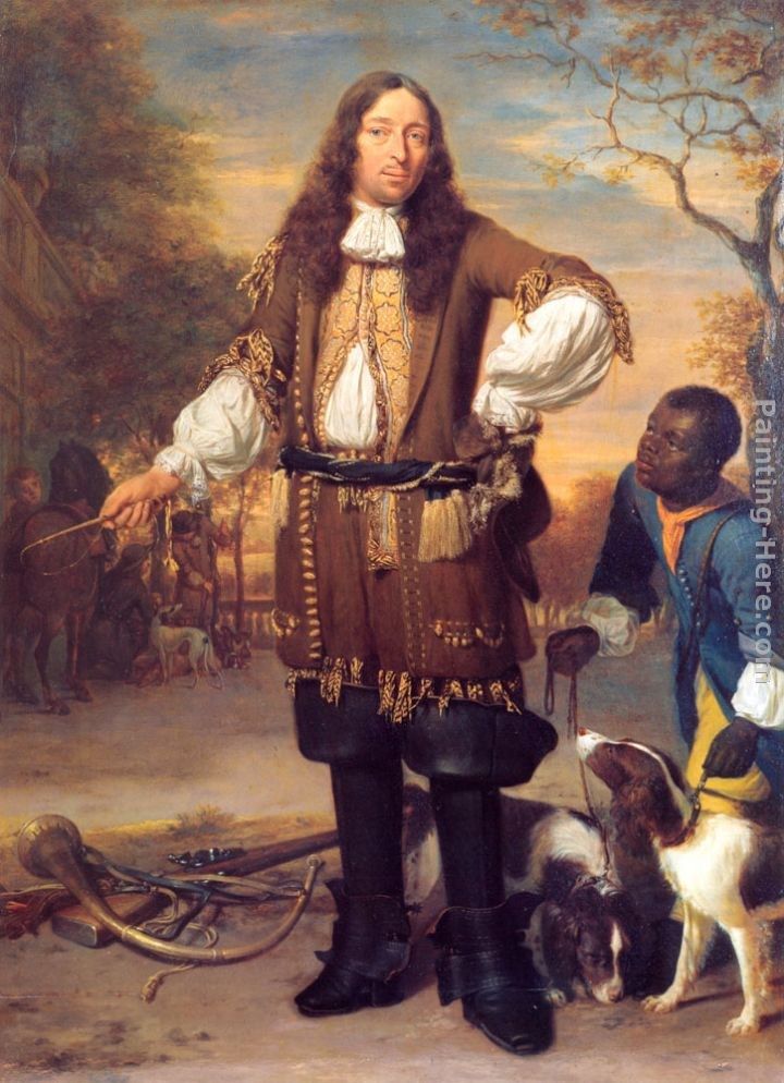 Johannes Verkolje Portrait of Johan de la Faille
